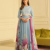 Lulusar Sky Blue Silk Replica