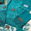 Designer Blue Cotton Lawn Replica - Image 3