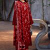 Designer Maroon Lawn Replica