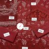 Designer Maroon Lawn Replica - Image 2
