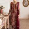 Gulaal Orange Semi Pure Chiffon Replica