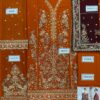 Gulaal Orange Semi Pure Chiffon Replica - Image 2