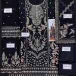 Gulaal Black Chiffon Replica - Image 2