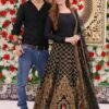 Kashees Black Net Wedding Wear Replica