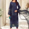 Maria b Blue Cotton Replica