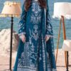Qalamkar Blue Cotton Lawn Replica