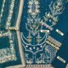 Qalamkar Blue Cotton Lawn Replica - Image 2