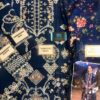 Qalamkar Royal Blue Cotton Replica - Image 2