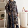 Ramsha Dark Blue Chiffon Replica