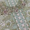 Azure Floral Fern Semi Pure Chiffon Replica - Image 4