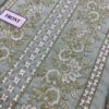 Azure Floral Fern Semi Pure Chiffon Replica - Image 3