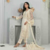 Designer White Chiffon Replica
