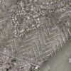 Qalamkar Silver Net Wedding Wear Replica - Image 3