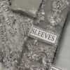 Qalamkar Silver Net Wedding Wear Replica - Image 4