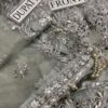 Qalamkar Silver Net Wedding Wear Replica - Image 5