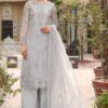 Adan Libas Grey Organza Replica