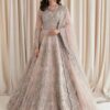 Maria b B Net Tea Pink Wedding Wear Replica