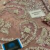 Maria b Tea Pink Net Saree Replica - Image 5