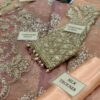 Maria b Tea Pink Net Saree Replica - Image 3