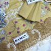 Qalamkar Mustard Cotton Lawn Replica - Image 3