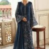 Flossie Dark Blue Chiffon Replica