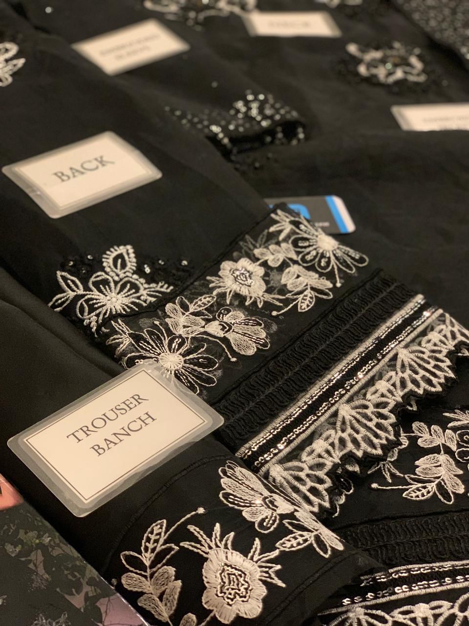 Farah Talib Black Organza Replica - Image 4