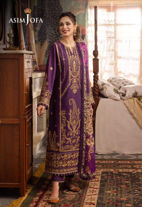 Asim jofa Purple Lawn Replica