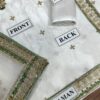 Designer White Silk Replica - Image 3