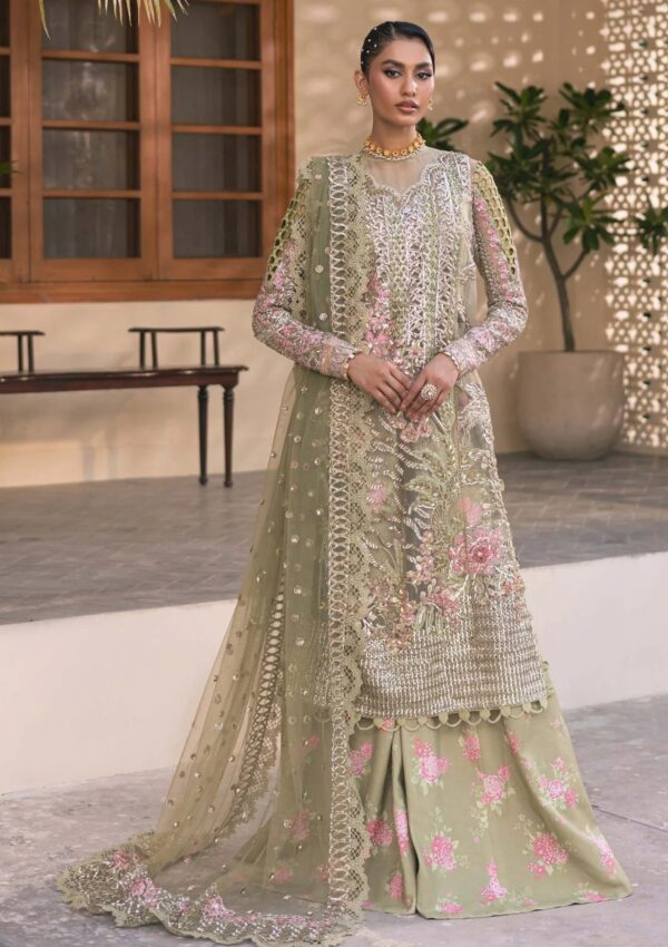 Maryam Hussain Light Green Net Replica