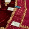 Baroque Maroon Velvet Replica - Image 5