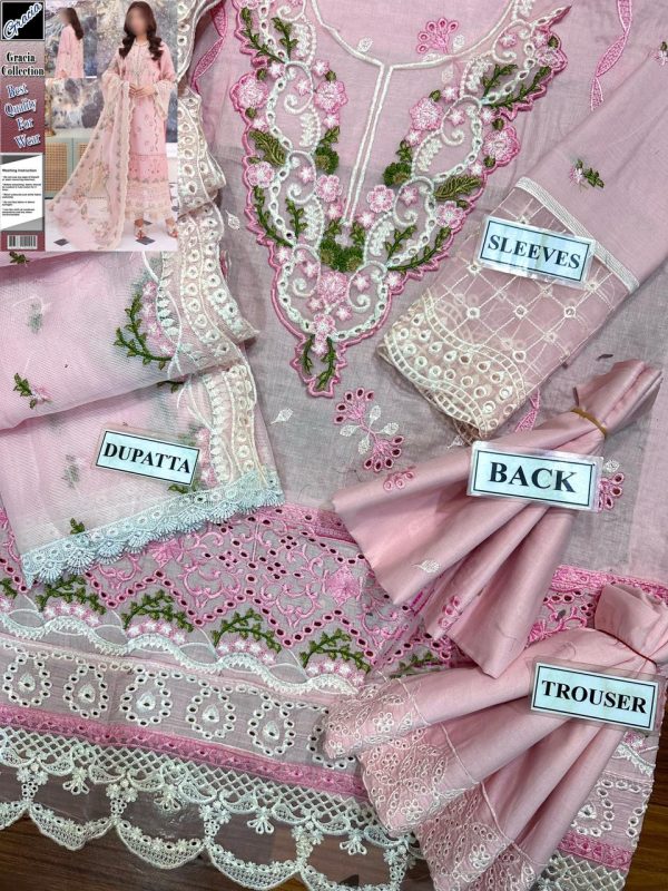Elaf Tea Pink Lawn Replica - Image 2