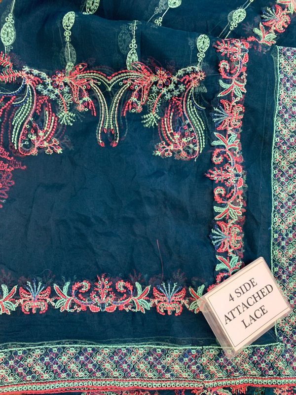 Qalamkar Kira Lawn Replica - Image 6