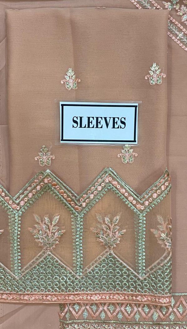 Azure Tea Pink Semi Pure Chiffon Replica - Image 4