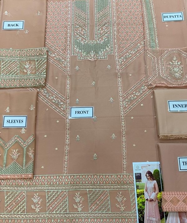 Azure Tea Pink Semi Pure Chiffon Replica - Image 3