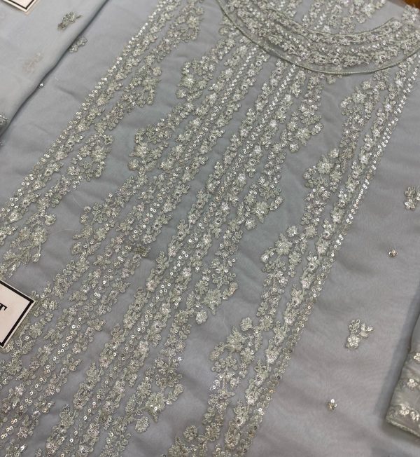 Azure Light Grey Semi Pure Chiffon Replica - Image 3