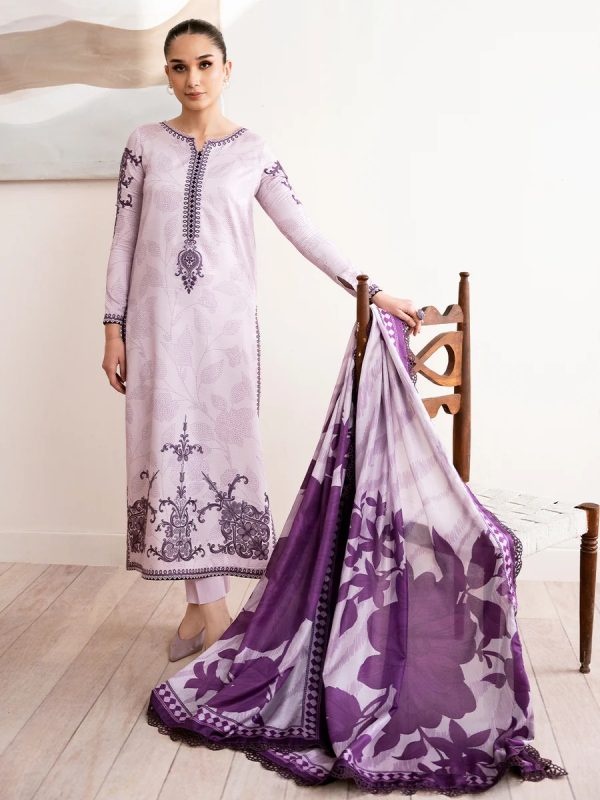 Bin ilyas Light Purple Lawn Replica