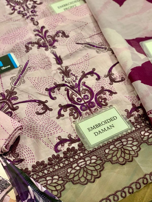 Bin ilyas Light Purple Lawn Replica - Image 5