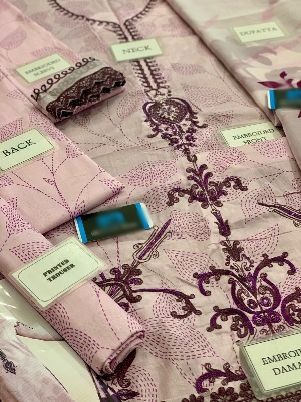 Bin ilyas Light Purple Lawn Replica - Image 4