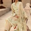 Crimson Off White Lawn Replica