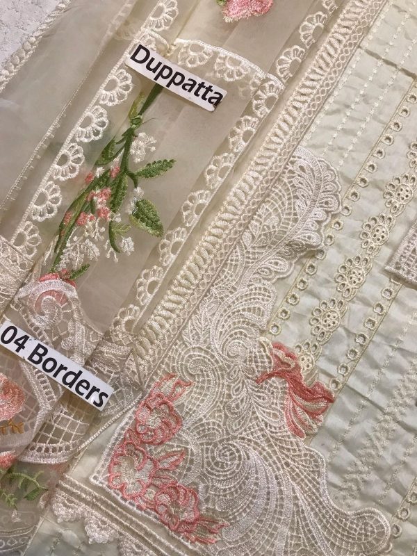 Crimson Off White Lawn Replica - Image 4