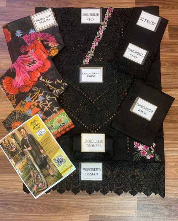 Designer Black Lawn Replica - Image 2
