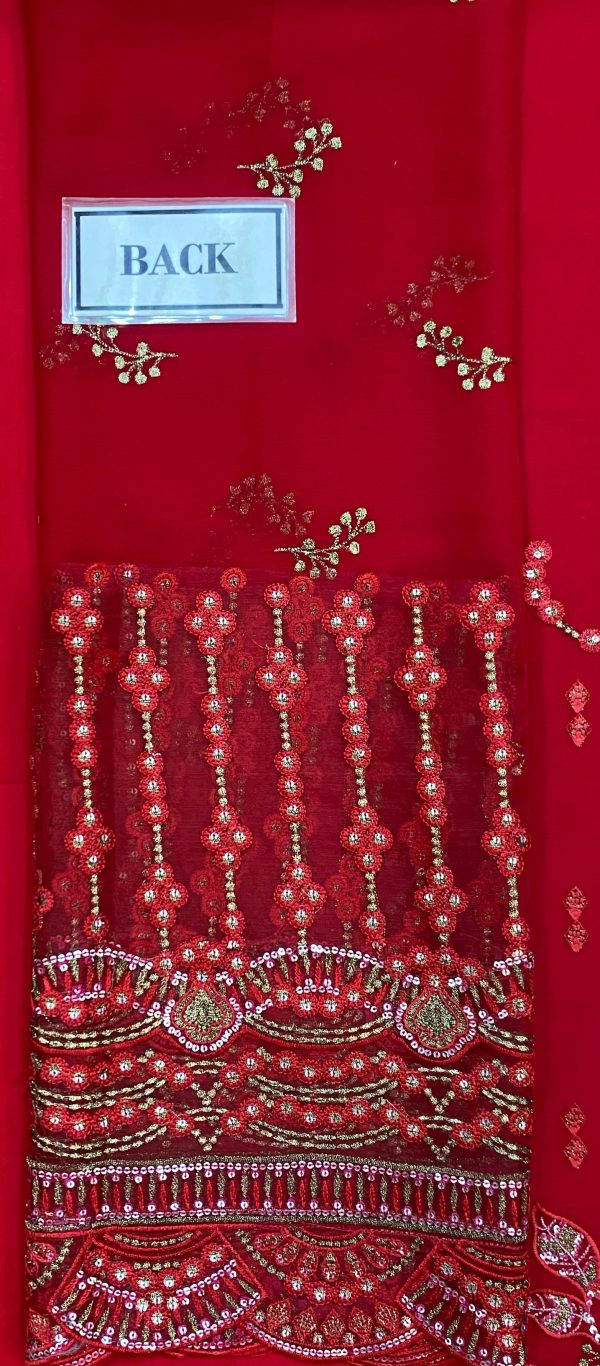Flossie Pure Red Chiffon Replica - Image 6