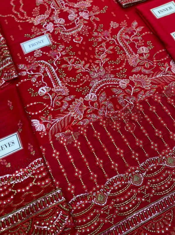 Flossie Pure Red Chiffon Replica - Image 4