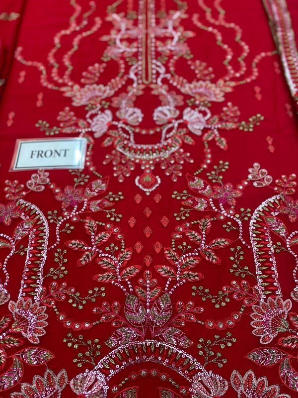 Flossie Pure Red Chiffon Replica - Image 3