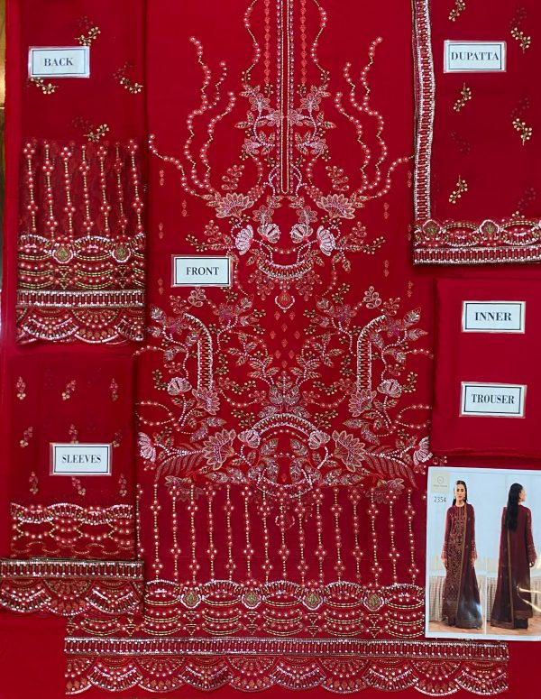Flossie Pure Red Chiffon Replica - Image 2