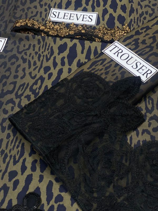 Maria b Cheetah Print Lawn Replica - Image 5