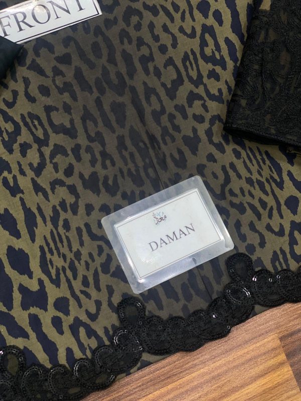Maria b Cheetah Print Lawn Replica - Image 4
