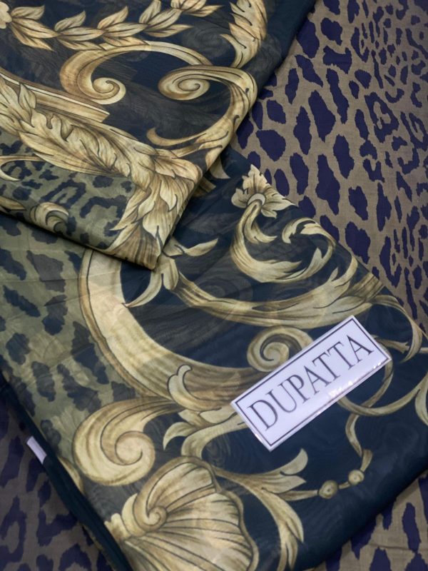 Maria b Cheetah Print Lawn Replica - Image 3