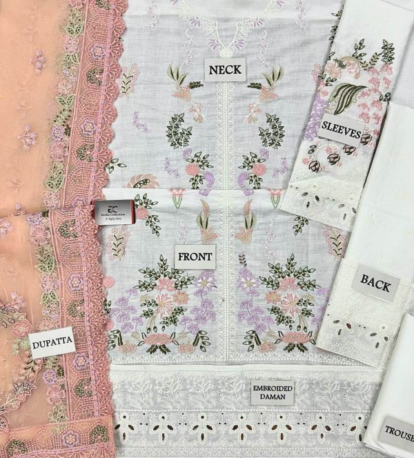 Afrozeh Luna Cotton Lawn Replica - Image 2