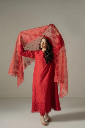 Cross Stitch Carmine Lawn Replica